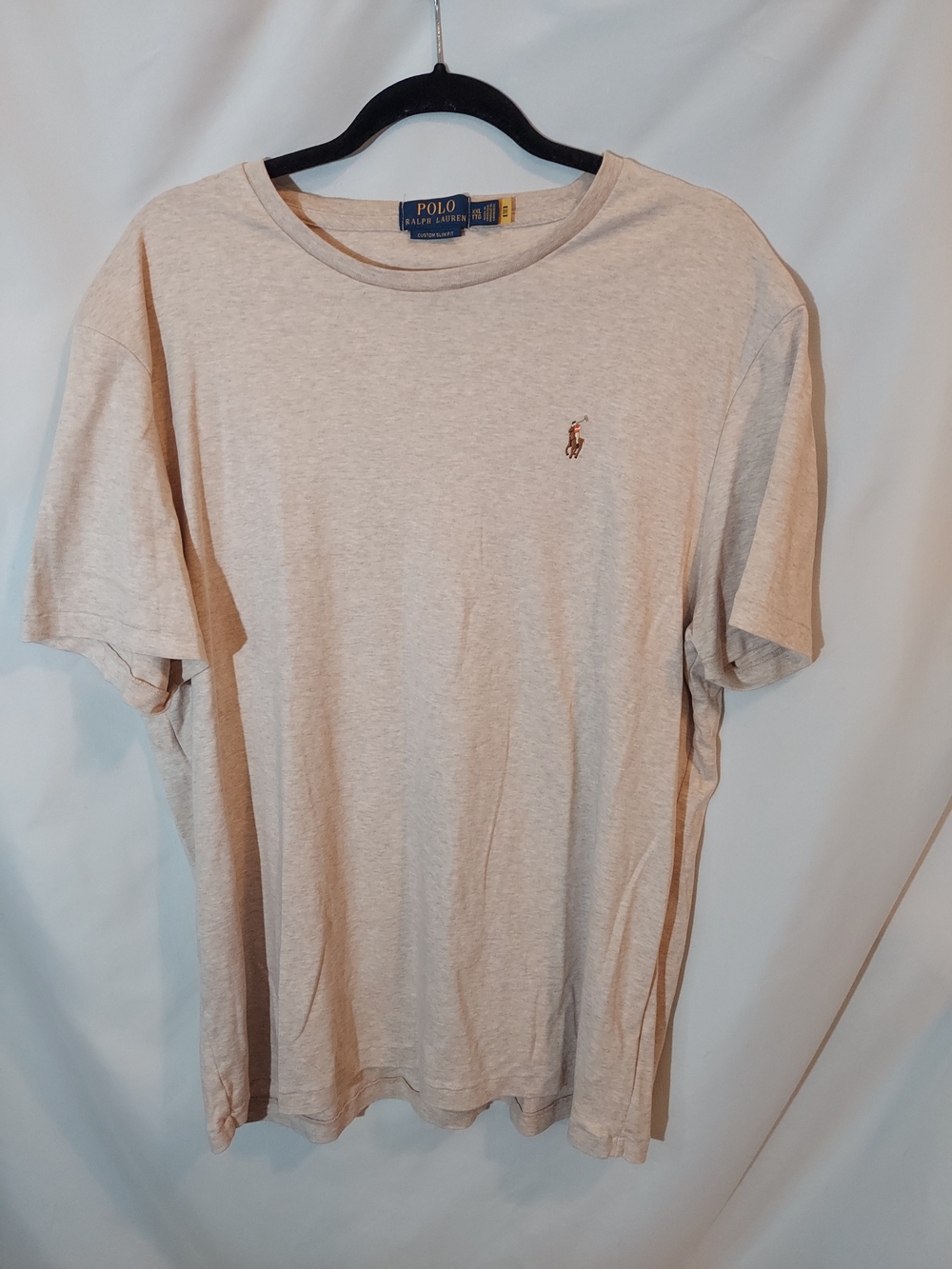 Polo Ralph Lauren Men's Crewneck T-Shirt Expedition Dune Oatmeal Beige XXL